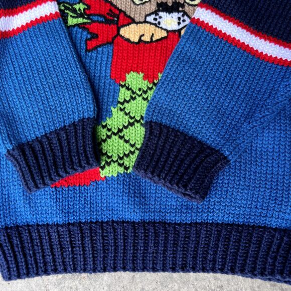 Peruvian Fashions Children's Alpaca Wool Hand Knitted Sweater Christmas Size 6 - Picture 7 of 8